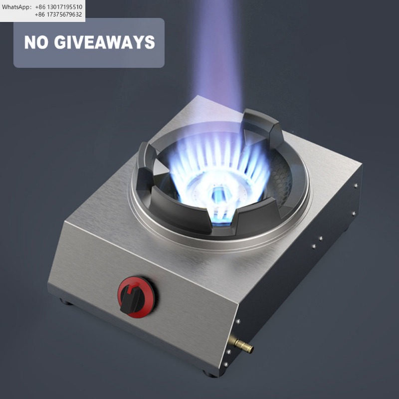 Commercial Kitchen Stove - Kitchen Gas Hob Cooktop Single Gas