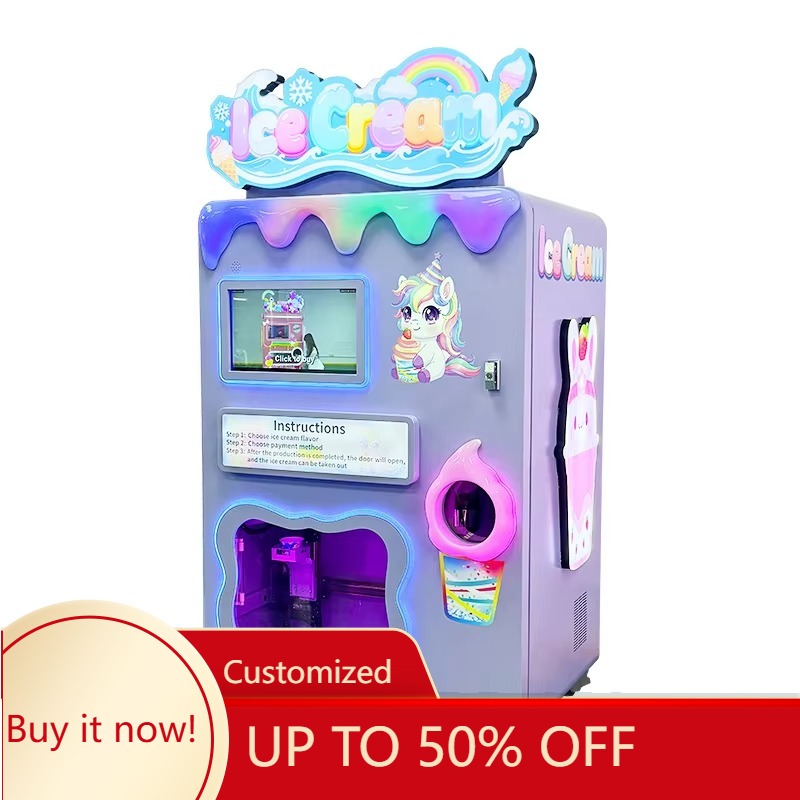 Soft Serve Ice Cream Machine - 2026 New FL Custom Auto Ice