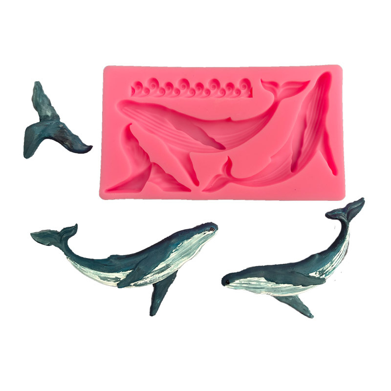 Commercial Kitchen Items - DIY Whale Silicone Mold Ocean Series
