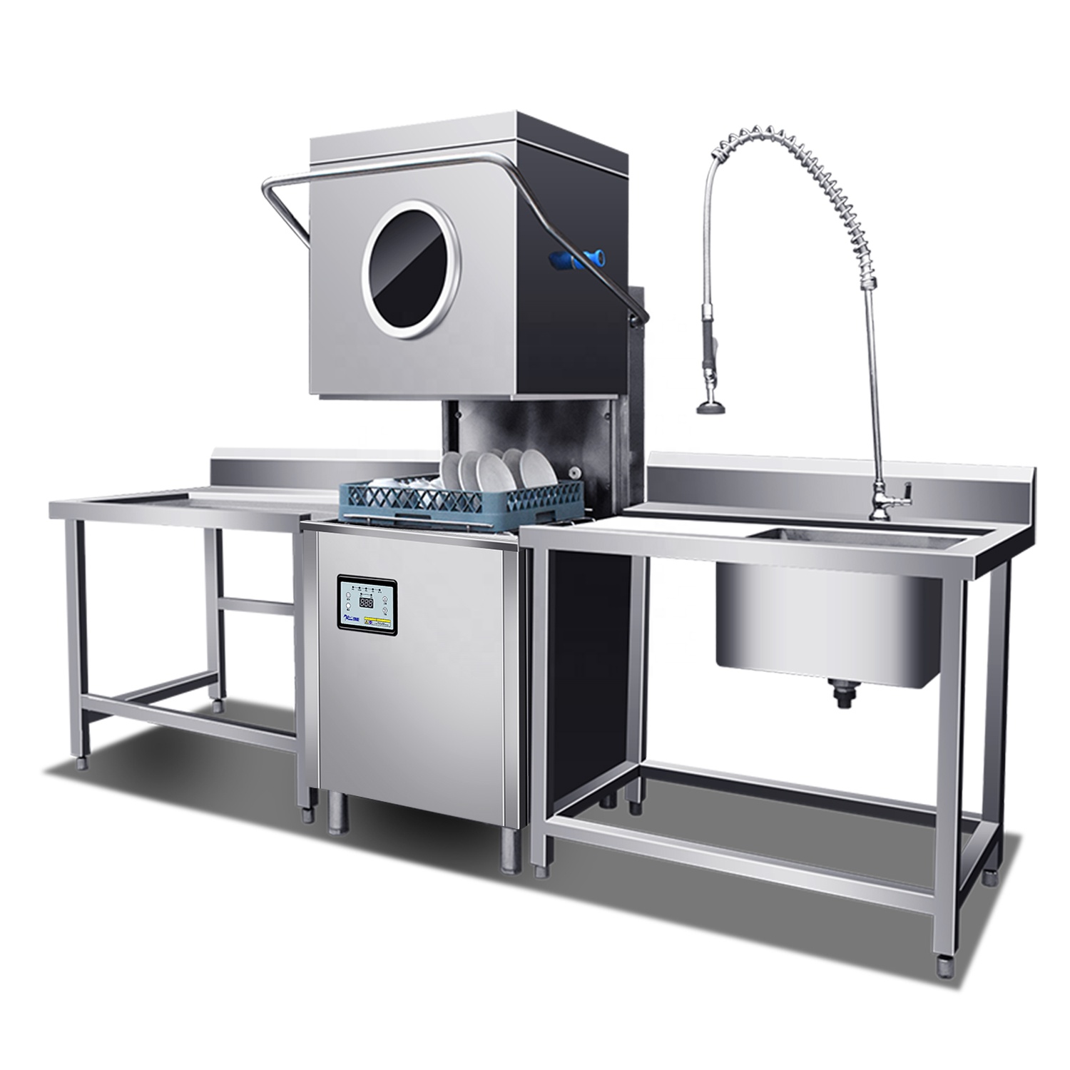 Restaurant Hotel Kitchen 16KW  - Commercial Kitchen Dishwasher 评论和价格