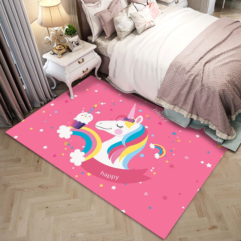 Pink Cartoon Unicorn Pattern C - Commercial Kitchen Mats 评论和价格