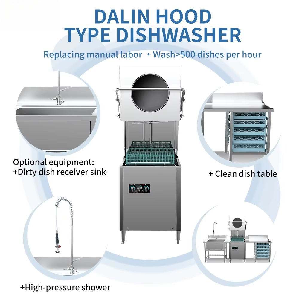 5KW 7KW 9KW Freestanding Smart - Commercial Kitchen Dishwasher 评论和价格