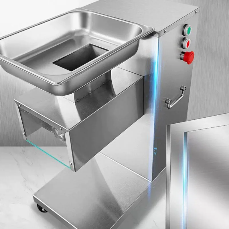 Vertical Mobile Commercial Mea - Meat Slicer Machine 评论和价格