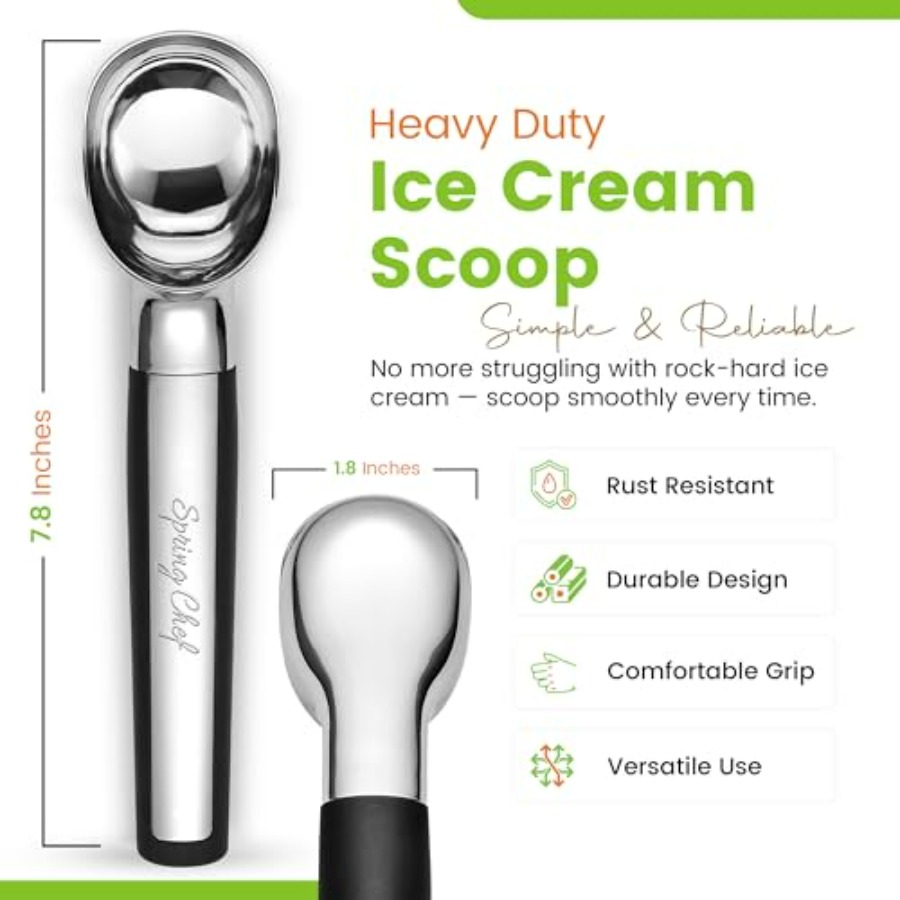 Heavy Duty Metal Ice Cream Sco - Commercial Kitchen Dishwasher 评论和价格
