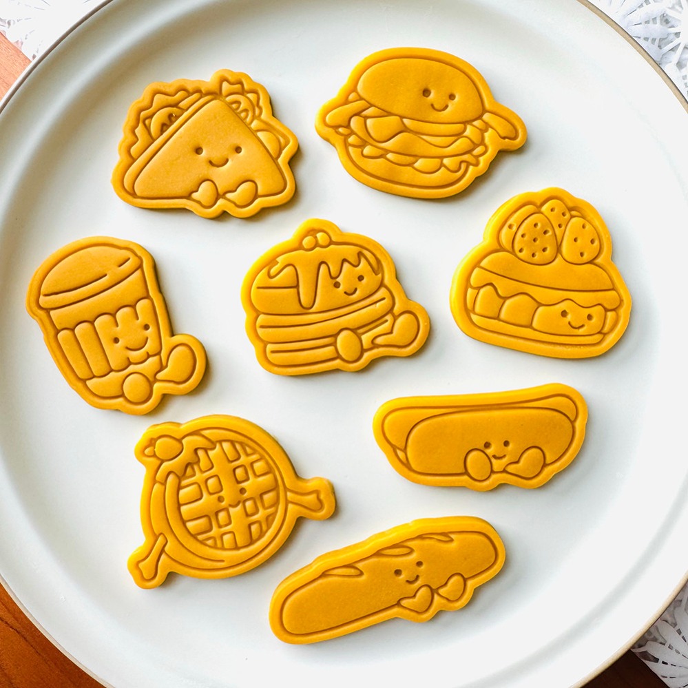 Cute Burger Sandwich Cookie Cu - Commercial Kitchen Items 评论和价格