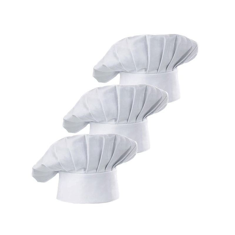 3pcs Chef Hat Adult Adjustable - Commercial Kitchen Services 评论和价格