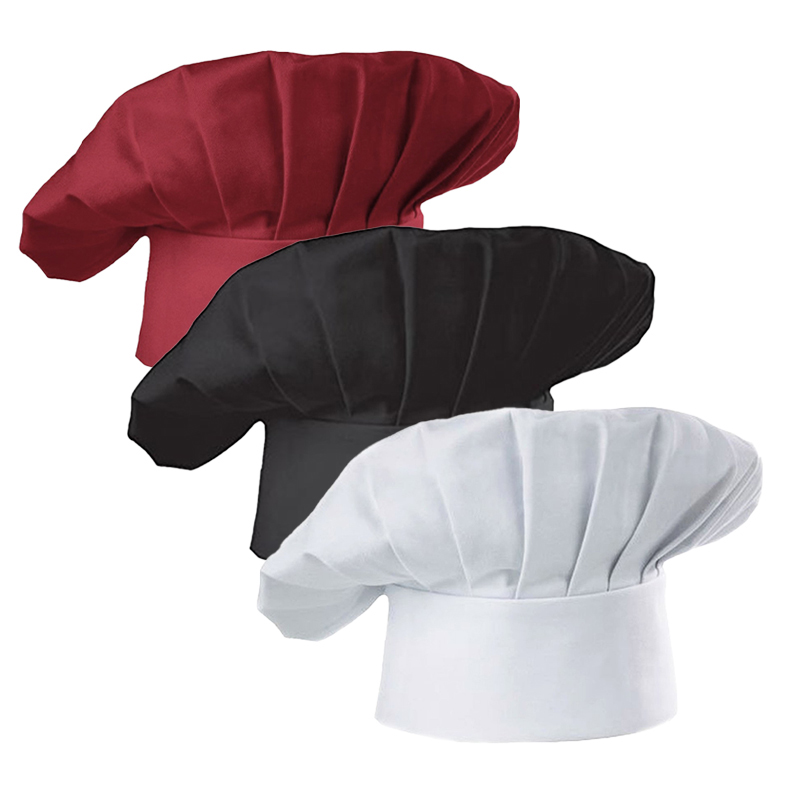 3pcs High22cm Cook Hat White C - Commercial Kitchen Services 评论和价格
