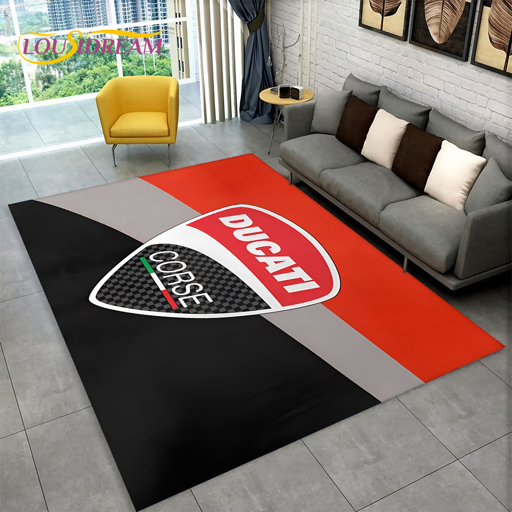 3D D-Ducati Pattern Area Rug L - Commercial Kitchen Mats 评论和价格
