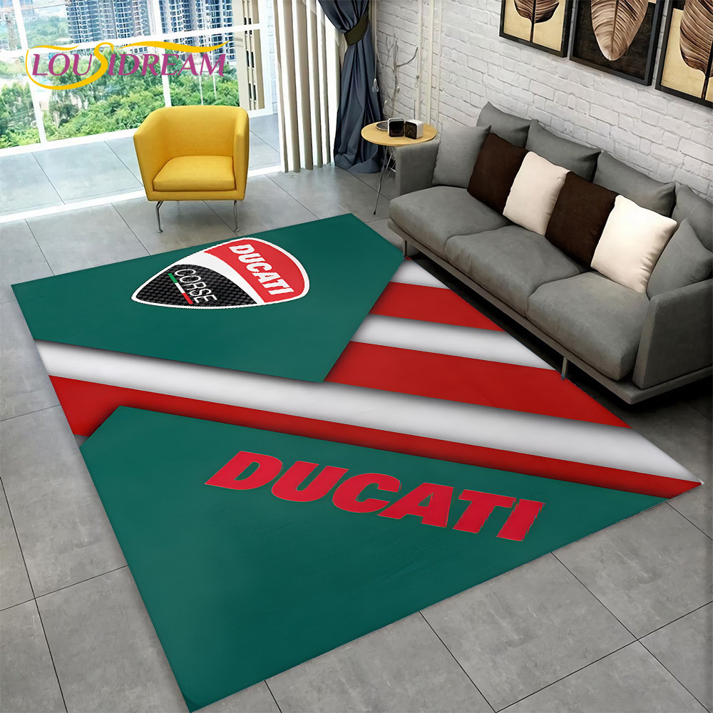 3D D-Ducati Pattern Area Rug L - Commercial Kitchen Mats 评论和价格
