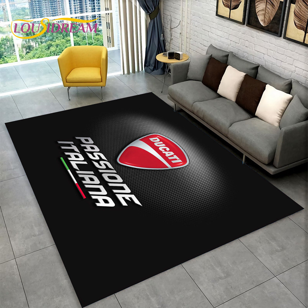 3D D-Ducati Pattern Area Rug L - Commercial Kitchen Mats 评论和价格
