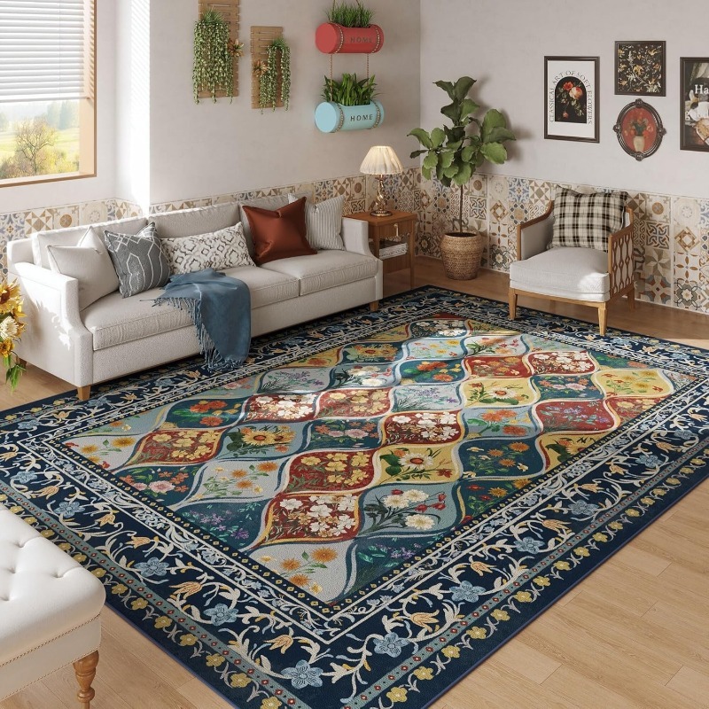 Bohemian Floral Pattern Living - Commercial Kitchen Mats 评论和价格