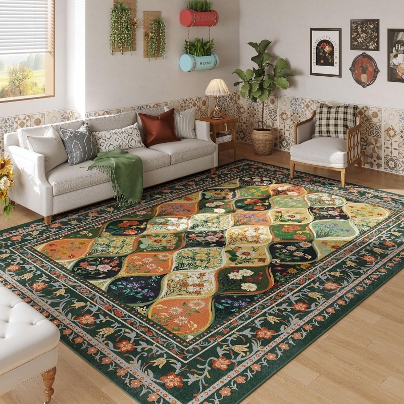 Bohemian Floral Pattern Living - Commercial Kitchen Mats 评论和价格