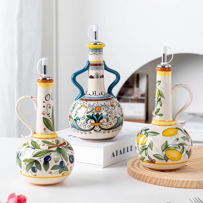 Ceramic Oil Bottle Soy Sauce B - Commercial Kitchen Items 评论和价格